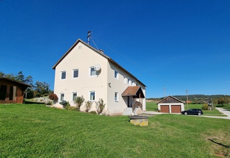 Alberndorf in der Riedmark: Ehemaliges Sacherl auf 1 ha Grünland plus Doppelgarage 